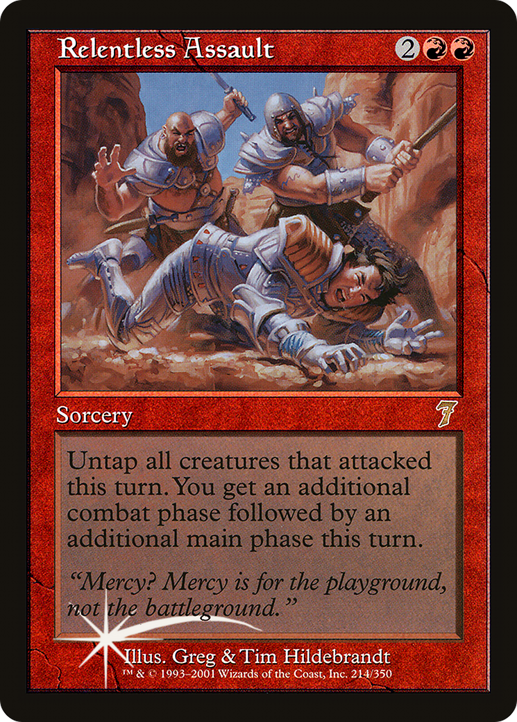 Relentless Assault (7ED-214★) - 7th Edition