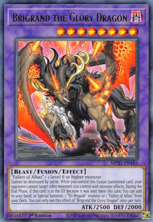 Brigrand the Glory Dragon (MP21-EN185) - 2021 Tin of Ancient Battles 1st Edition