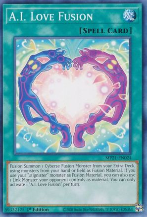 A.I. Love Fusion (MP21-EN024) - 2021 Tin of Ancient Battles 1st Edition