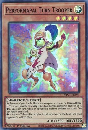 Performapal Turn Trooper (MP21-EN091) - 2021 Tin of Ancient Battles 1st Edition