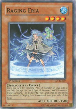 Raging Eria (EOJ-EN027) - Enemy of Justice 1st Edition