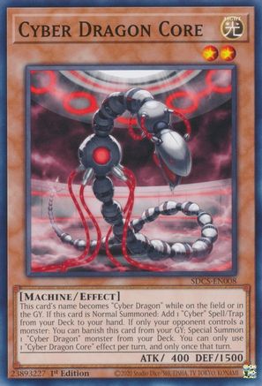 Cyber Dragon Core (SDCS-EN008) - Structure Deck: Cyber Strike 1st Edition