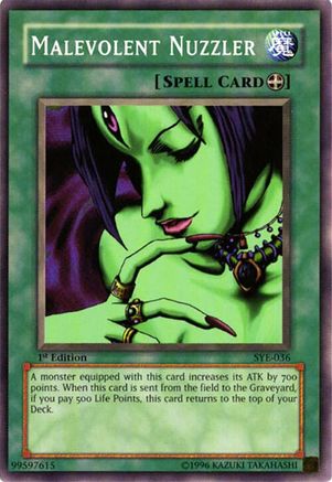 Malevolent Nuzzler (SYE-036) - Starter Deck: Yugi Evolution Unlimited