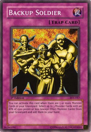 Backup Soldier (SYE-047) - Starter Deck: Yugi Evolution Unlimited