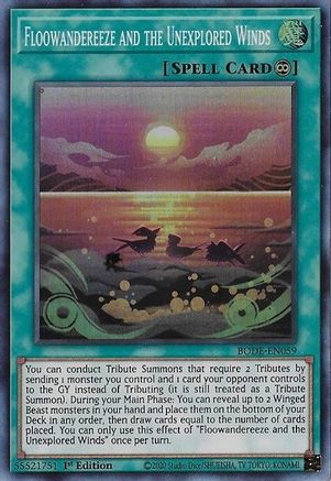 Floowandereeze and the Unexplored Winds (BODE-EN059) - Burst of Destiny 1st Edition