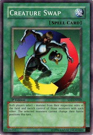 Creature Swap (SD2-EN020) - Structure Deck: Zombie Madness 1st Edition