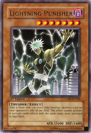 Lightning Punisher (CDIP-EN026) - Cyberdark Impact 1st Edition