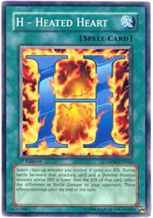 H - Heated Heart (DP03-EN016) - Duelist Pack 3: Jaden Yuki 2 1st Edition