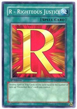 R - Righteous Justice (DP03-EN018) - Duelist Pack 3: Jaden Yuki 2 Unlimited