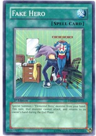 Fake Hero (DP03-EN022) - Duelist Pack 3: Jaden Yuki 2 1st Edition
