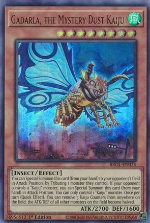 Gadarla, the Mystery Dust Kaiju (BROL-EN074) - Brothers of Legend 1st Edition