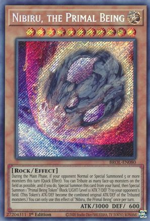 Nibiru, the Primal Being (BROL-EN080) - Brothers of Legend 1st Edition
