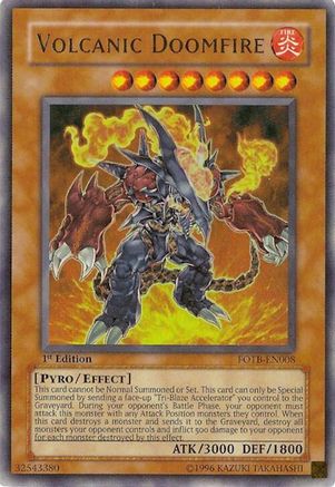 Volcanic Doomfire (FOTB-EN008) - Force of the Breaker Unlimited