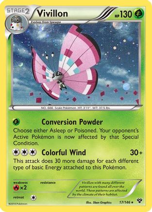 Vivillon 017/146 - Holofoil Blister Exclusives - Promo