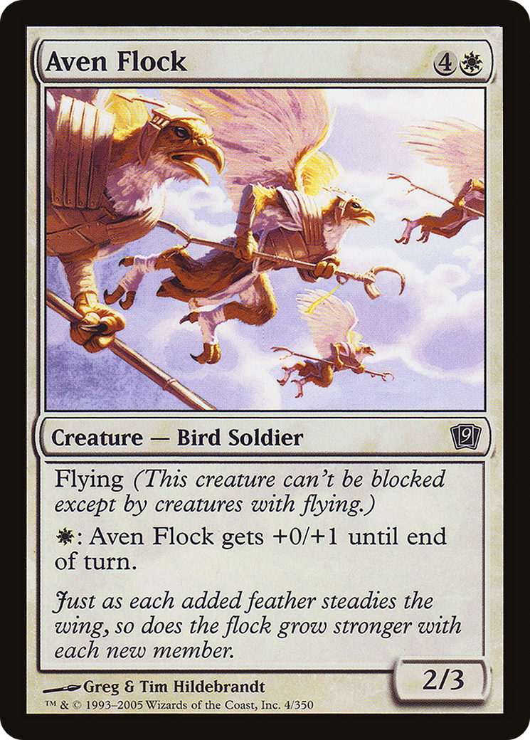 Aven Flock (9ED-04★) - 9th Edition