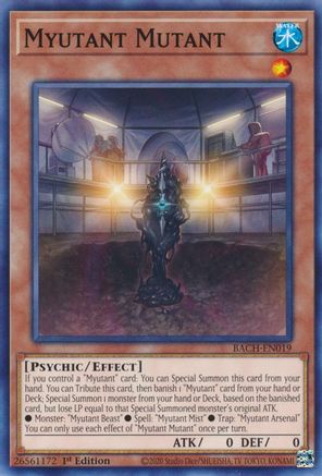 Myutant Mutant (BACH-EN019) - Battle of Chaos 1st Edition