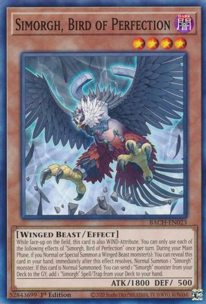 Simorgh, Bird of Perfection (BACH-EN023) - Battle of Chaos 1st Edition