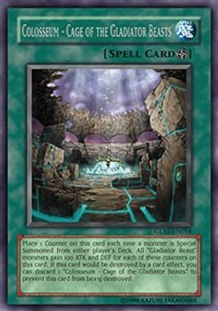 Colosseum - Cage of the Gladiator Beasts (GLAS-EN054) - Gladiator's Assault 1st Edition