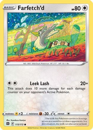 Farfetch'd 115/172 SWSH09 Brilliant Stars - Common