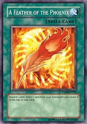 A Feather of the Phoenix (YSDS-EN029) - Starter Deck: Syrus Truesdale 1st Edition