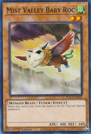 Mist Valley Baby Roc (HAC1-EN059) - Hidden Arsenal: Chapter 1 1st Edition