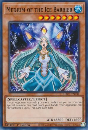 Medium of the Ice Barrier (HAC1-EN034) - Hidden Arsenal: Chapter 1 1st Edition