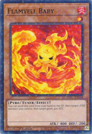 Flamvell Baby (Duel Terminal) (HAC1-EN068) - Hidden Arsenal: Chapter 1 1st Edition