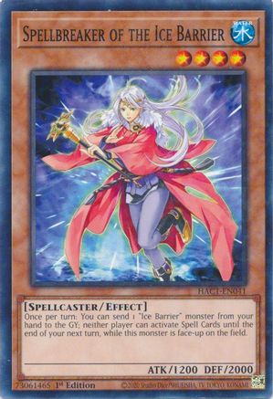 Spellbreaker of the Ice Barrier (Duel Terminal) (HAC1-EN041) - Hidden Arsenal: Chapter 1 1st Edition