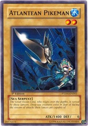 Atlantean Pikeman (PTDN-EN002) - Phantom Darkness 1st Edition