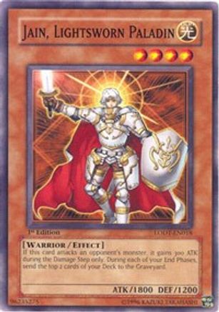 Jain, Lightsworn Paladin (LODT-EN018) - Light of Destruction Unlimited