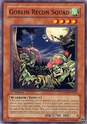 Goblin Recon Squad (LODT-EN033) - Light of Destruction 1st Edition