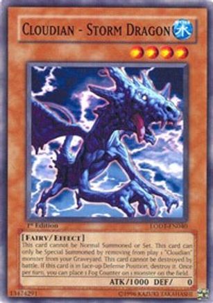 Cloudian - Storm Dragon (LODT-EN040) - Light of Destruction 1st Edition