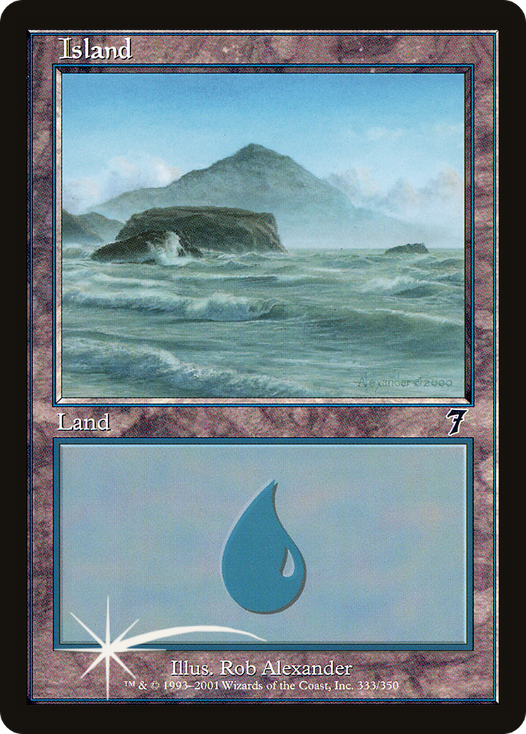 Island (7ED-333★) - 7th Edition