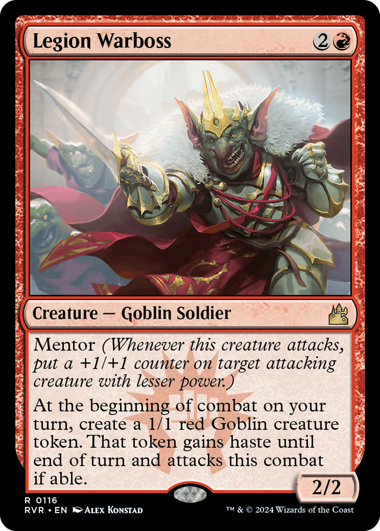 Legion Warboss (RVR-116) - Ravnica Remastered Foil
