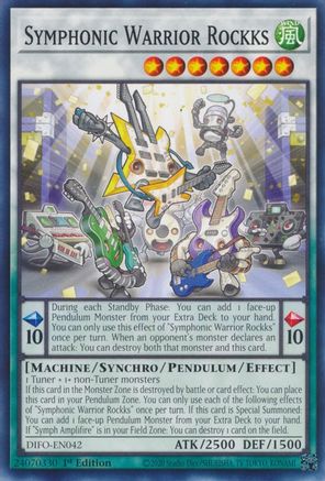 Symphonic Warrior Rockks (DIFO-EN042) - Dimension Force 1st Edition