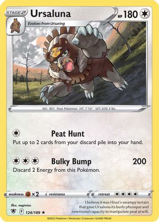 Ursaluna 124/189 SWSH10 Astral Radiance - Rare