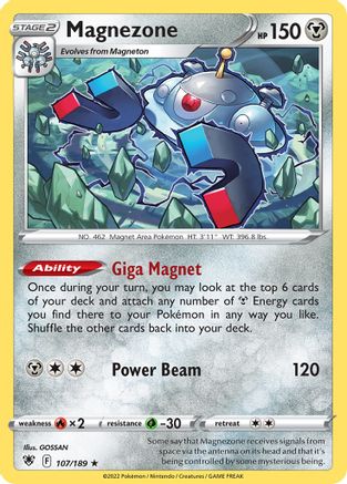Magnezone 107/189 Deck Exclusives - Rare