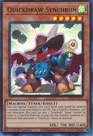 Quickdraw Synchron (LDS3-EN117) - Legendary Duelists: Season 3 1st Edition