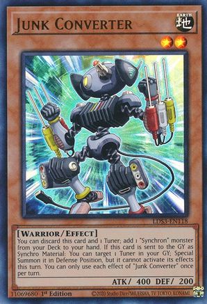 Junk Converter (LDS3-EN118) - Legendary Duelists: Season 3 1st Edition