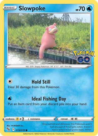 Slowpoke 019/078 Pokemon GO - Common