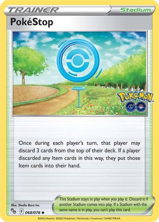 PokeStop 068/078 Pokemon GO - Uncommon