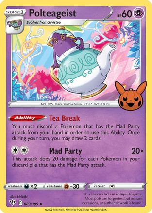 Polteageist 083/189 Trick or Trade BOOster Bundle - Promo