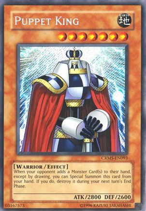 Puppet King (CRMS-EN093) - Crimson Crisis 1st Edition