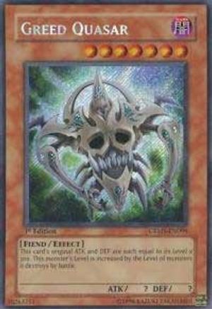 Greed Quasar (CRMS-EN098) - Crimson Crisis 1st Edition