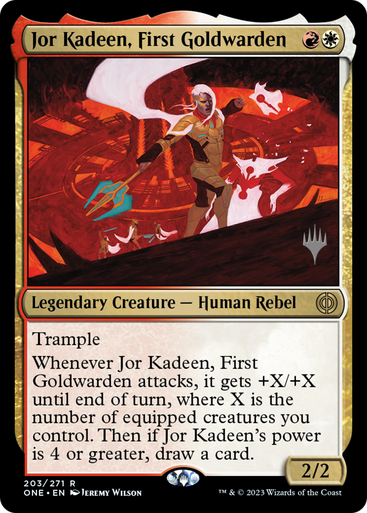 Jor Kadeen, First Goldwarden (PPONE-203P) - Phyrexia: All Will Be One Promos