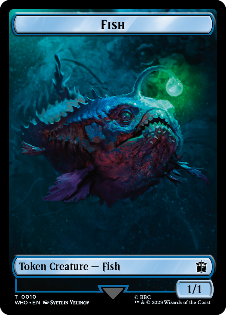 Fish (TWHO-010) - Doctor Who Tokens