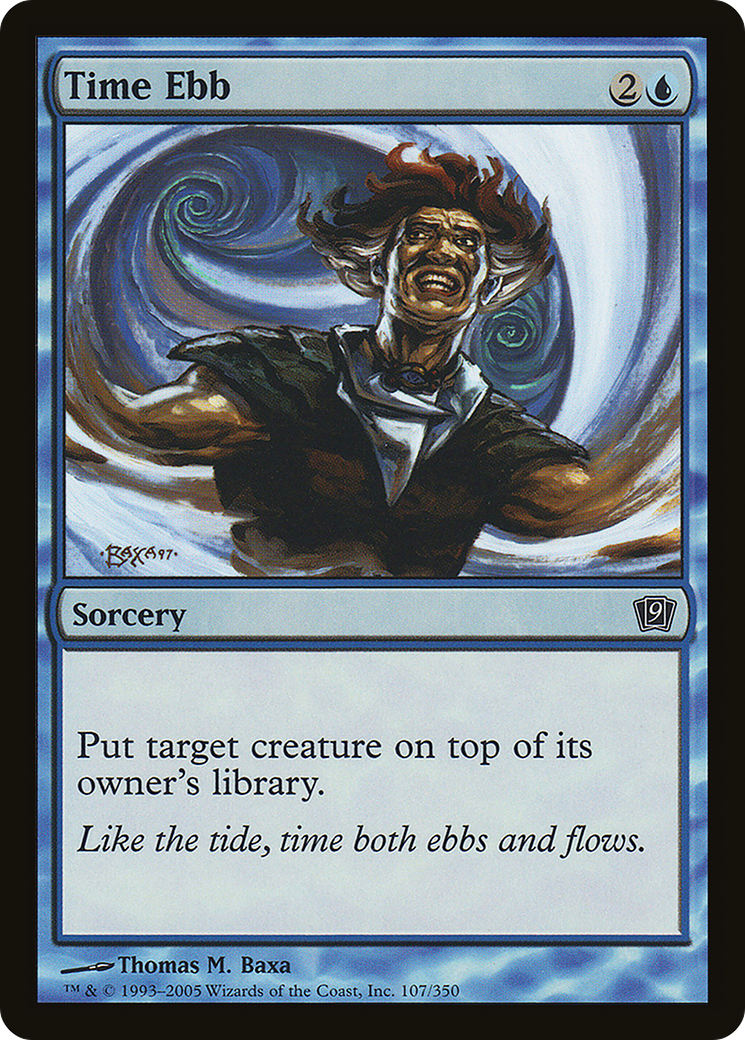 Time Ebb (9ED-107★) - 9th Edition Foil