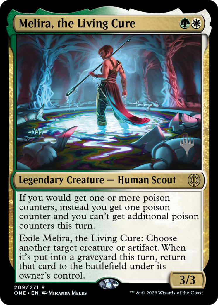 Melira, the Living Cure (PPONE-209P) - Phyrexia: All Will Be One Promos Foil