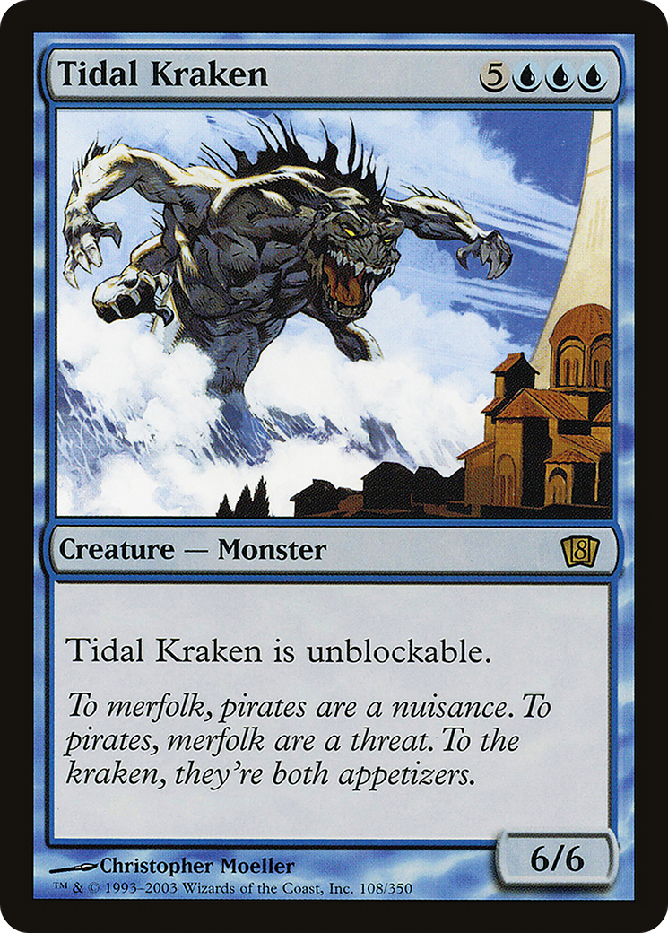 Tidal Kraken (8ED-108★) - 8th Edition Foil