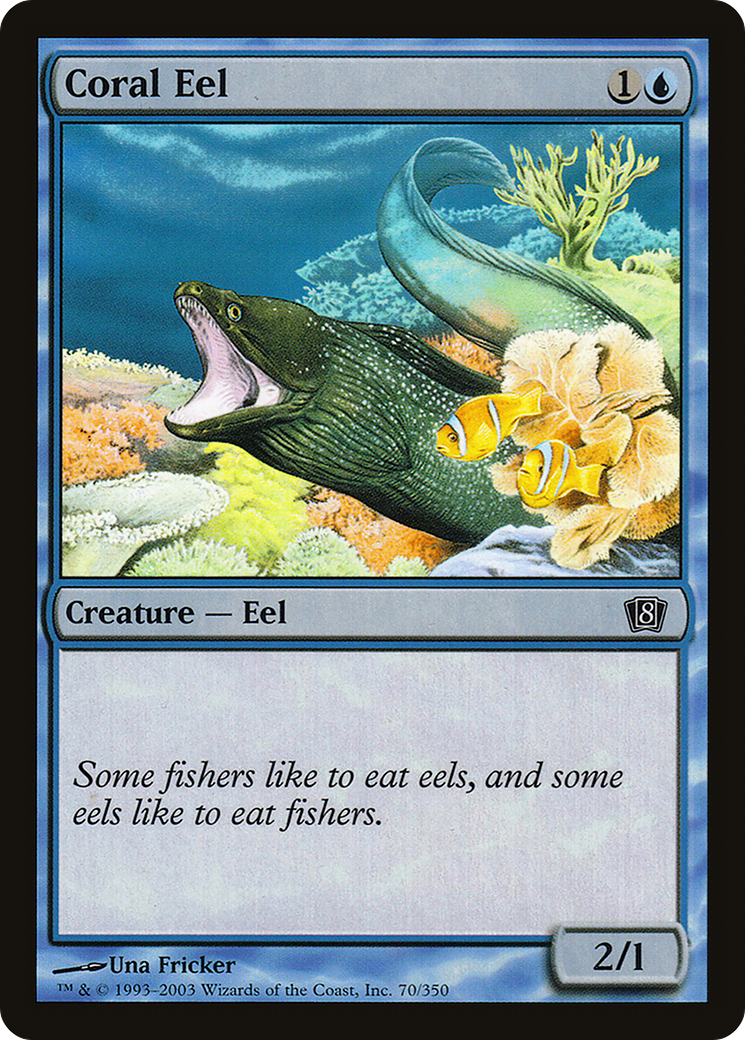 Coral Eel (8ED-70★) - 8th Edition Foil